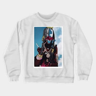 Sky Woman Portrait Crewneck Sweatshirt